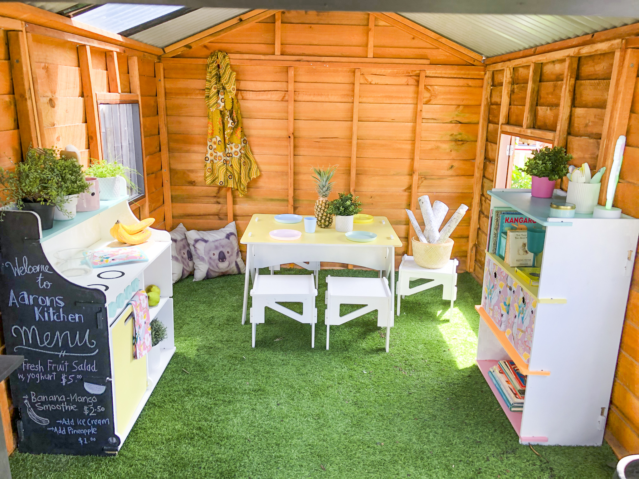 Cubby house table and chairs sale