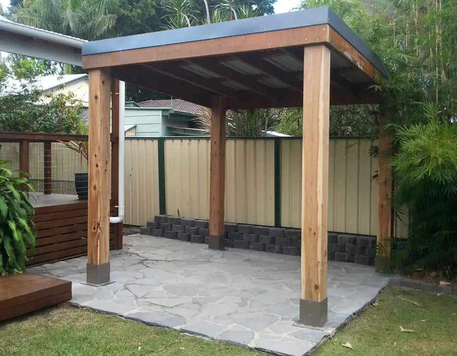 Pergola without deck