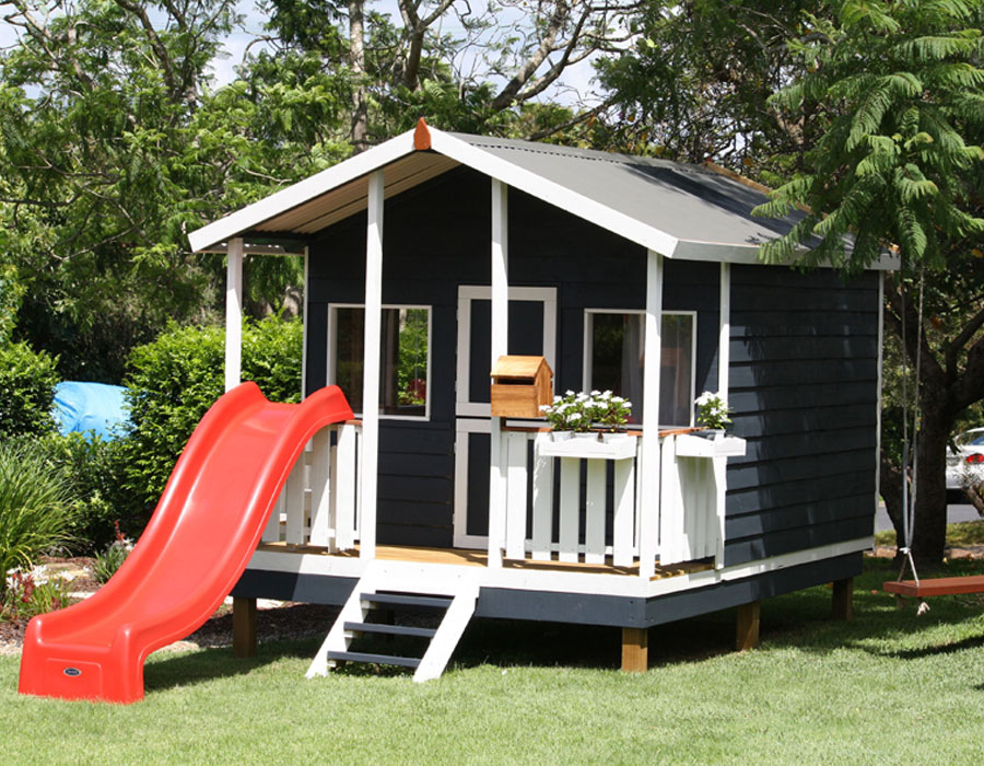 Painted Cubby House from Aarons